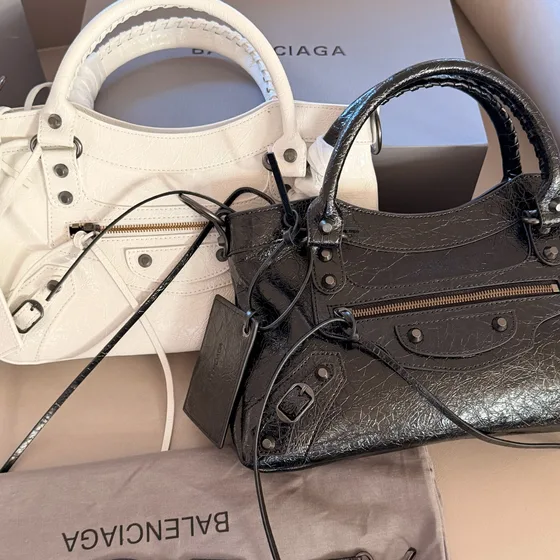 Balenciaga Le City First Black Top Handle