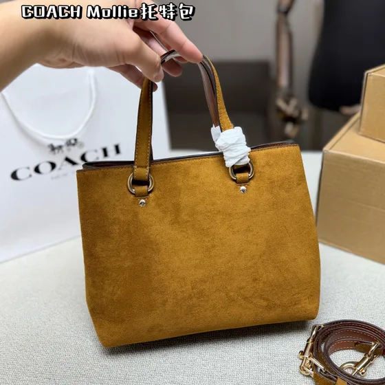 Coach Mollie Tote Kahverengi Tote çanta