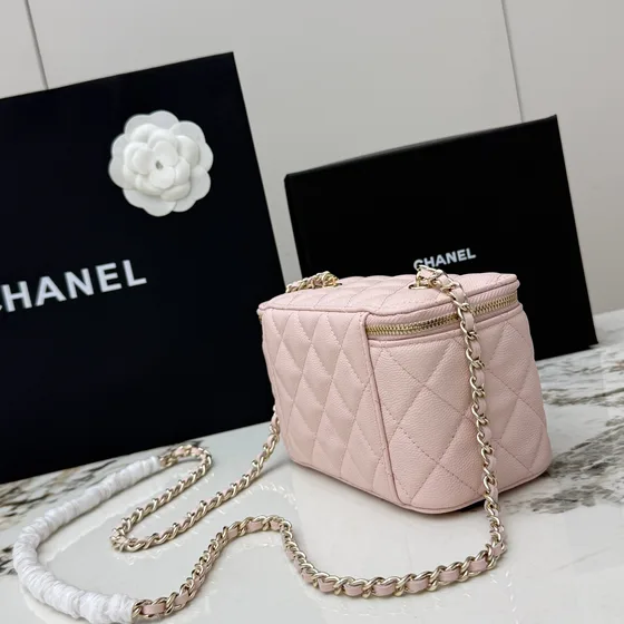 Chanel Vanity Case Light Pink Vanity