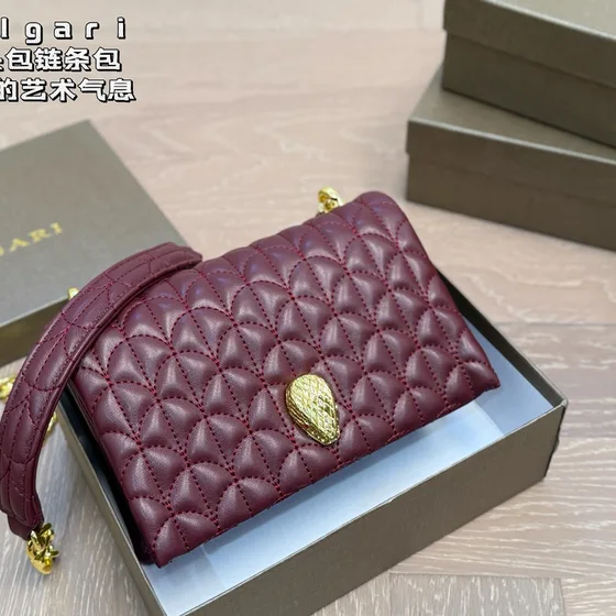 Bvlgari Serpenti Cabochon Crossbody Bag Black Crossbody