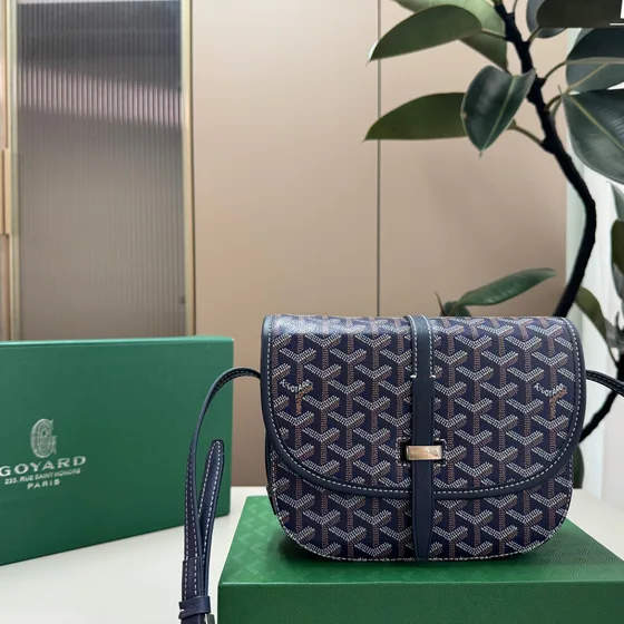 Goyard Belvedere Rot Crossbody