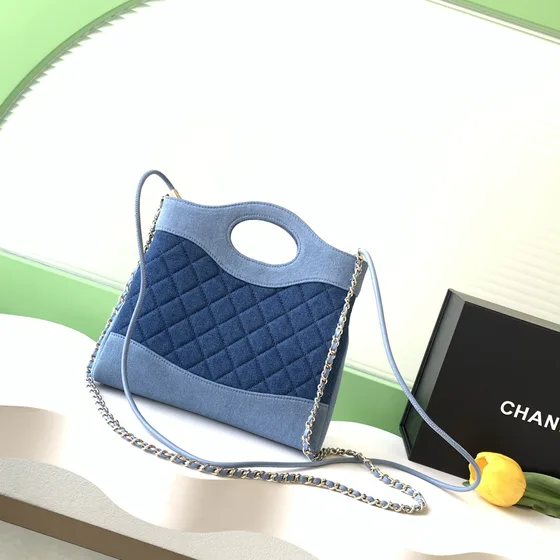 Chanel 31 Bag Blue Tote Bag