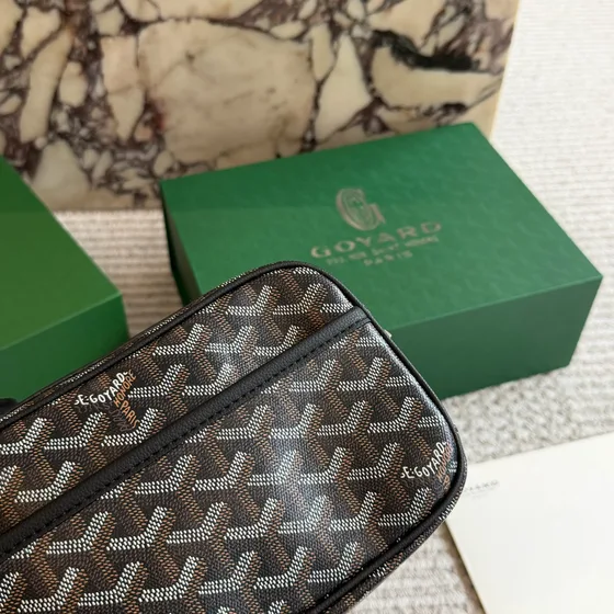 Goyard Cap-Vert Pm Bag Black Crossbody