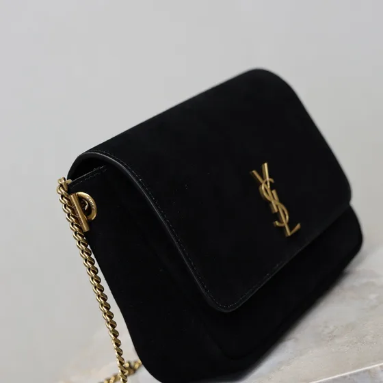 YSL Medium Nolita Satchel Negro Bolso bandolera