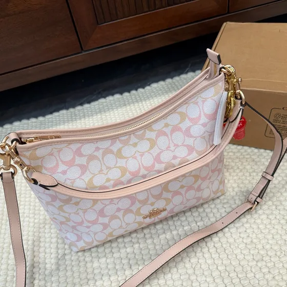 Coach Juliet Borsa a spalla Powder Rosa Multi Borsa a spalla