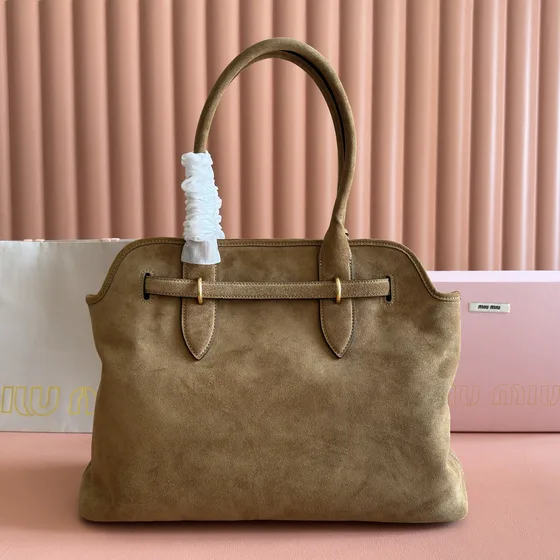 Miu Miu Wildleder Henkel Bag Braun Henkel