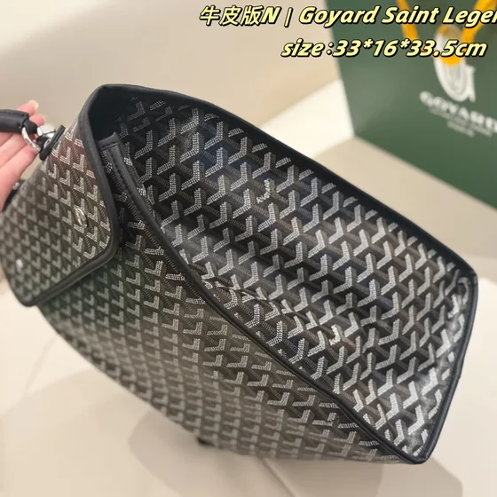Goyard Saint Leger Svart 33*16*33.5cm Ryggsäck