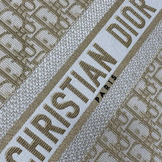 Dior Dior Book Tote Bianco/Oro Borsa tote