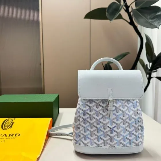 Goyard Alpin Mini Backpack White Backpack
