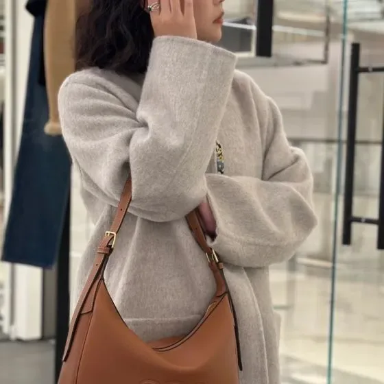 Celine Heloise Bag Brown Hobo