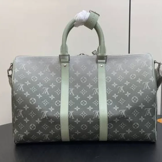 Louis Vuitton Keepall Bandouli re 45 Monogram Verde 45 travel