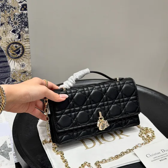 Dior Miss Lady Negro Bolso bandolera