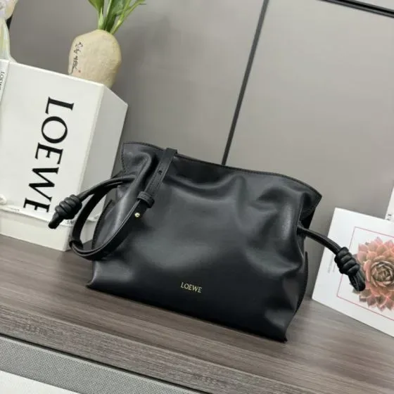 Loewe Flamenco Clutch Black Crossbody