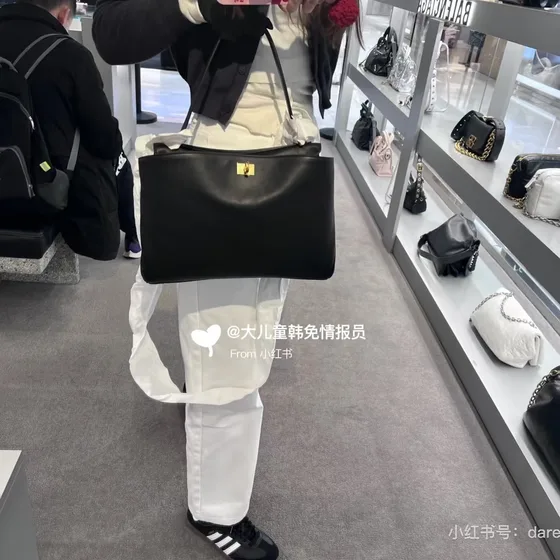 Balenciaga Baguette Soft Hobo Black Hobo