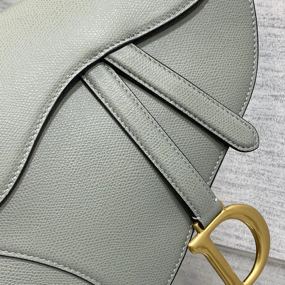 Dior Saddle Bag Grå Skulderveske