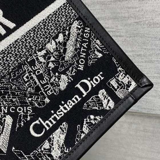Dior Book Tote Preto Bolsa tote