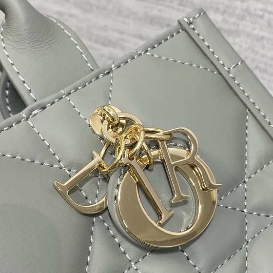 Dior Dior Book Tote Mini สีเทา Tote Bag