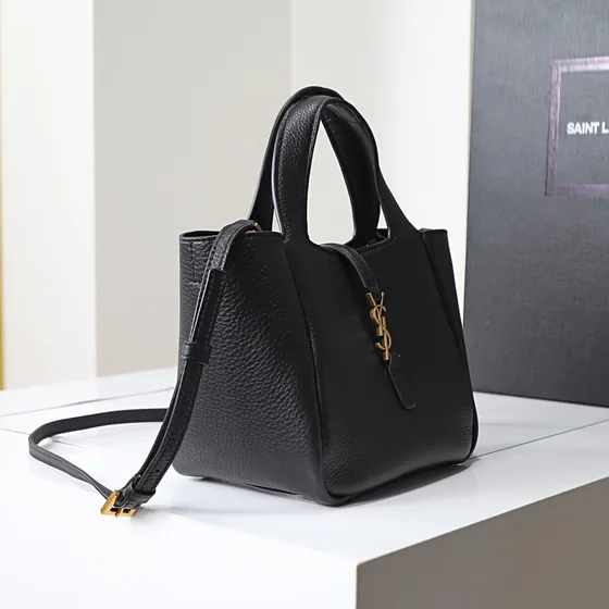 YSL Cabas Mini Black Tote Bag