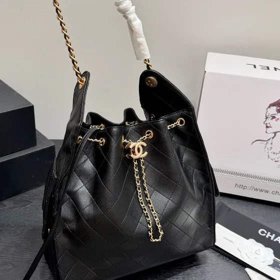 Chanel 25 Bag Black Shoulder Bag