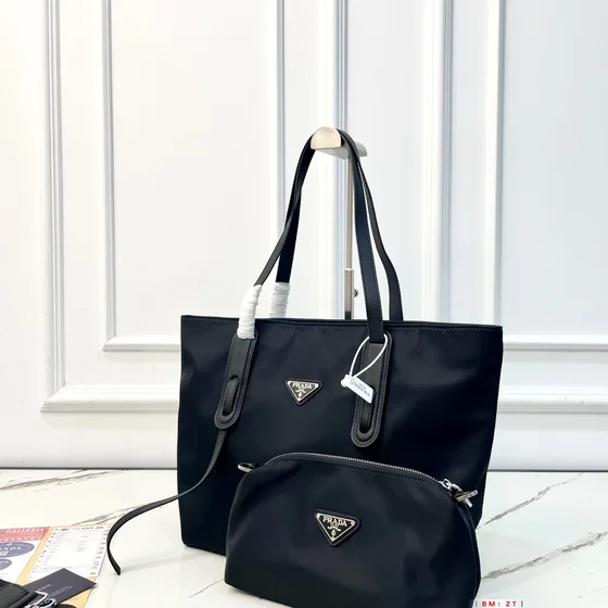 Prada Re-Nylon Tote Bag Black Tote Bag