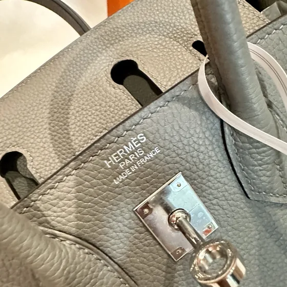 Hermes Birkin Grey Top Handle