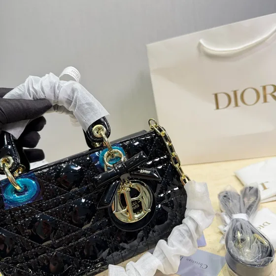 Dior Lady D-Joy Svart Topphandtag