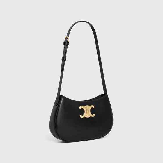 Celine Triomphe Medium Tilly Bag Noir Sac épaule