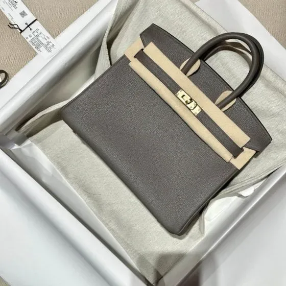 Hermes Birkin Gray Top Handle