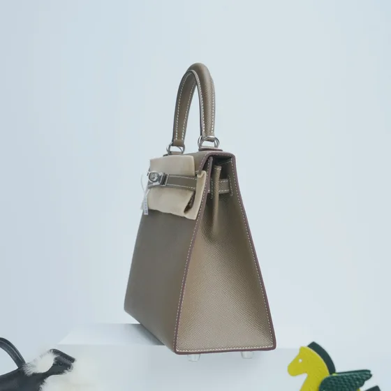 Hermes Kelly Etoupe Manico