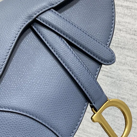 Dior Saddle Bag Dusty Blue Crossbody