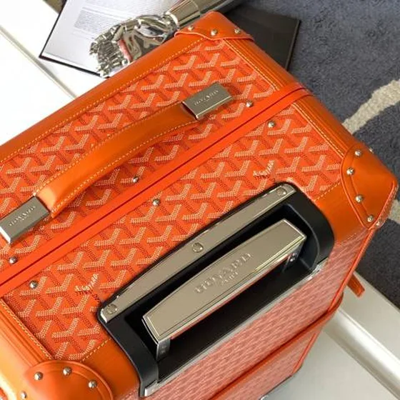 Goyard maleta Naranja travel Naranja Goyardine