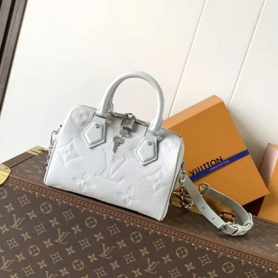 Louis Vuitton Speedy Blanco Asa superior