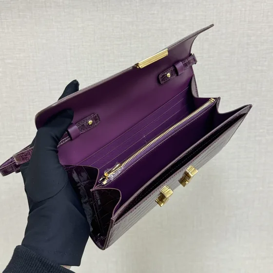 Hermes Constance Кошелёк To Go Фиолетовый Woc