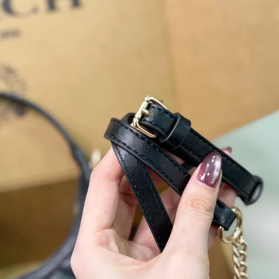 Coach Carmen Mini Crossbody Чёрный Hobo