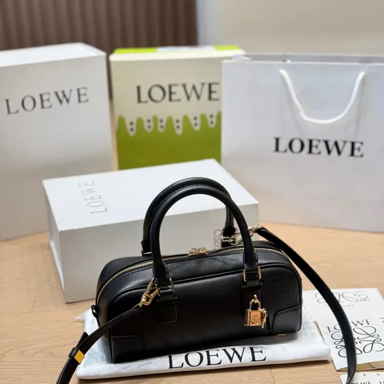 Loewe Amazona 23 Đen 23*14*12cm Top Handle