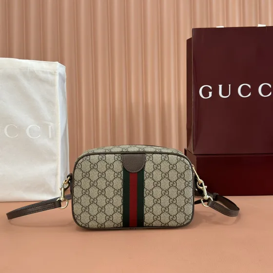 Gucci Ophidia Gg Сумка на плечо Бежевый/Коричневый Crossbody
