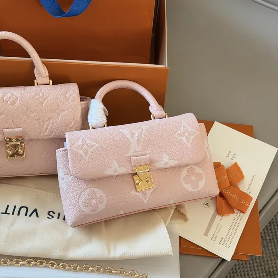MCM Madeleine Bb Pearlescent Rosa Alça superior