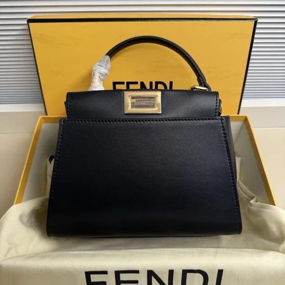 Fendi Peekaboo Black Top Handle