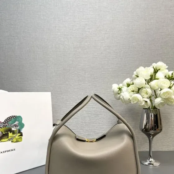 Prada Arcon Bag Etoupe Gray Top Handle