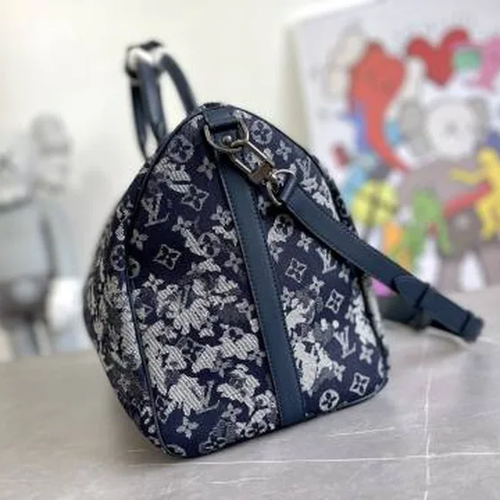 Louis Vuitton M57285 Monogram Tapestry Navy 50 travel