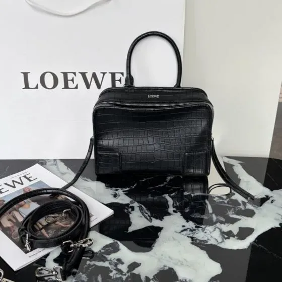 Loewe Amazona Bag Black Top Handle
