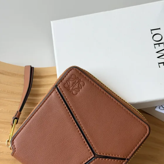 Loewe Puzzle Zip Tegnebog Tan Tegnebog