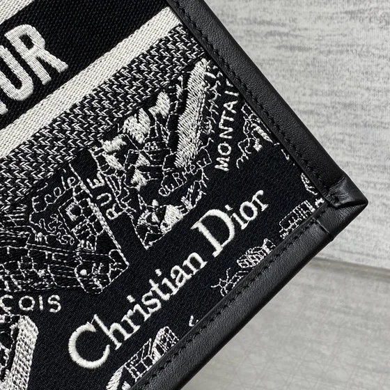 Dior Dior Book Tote Nero Borsa tote