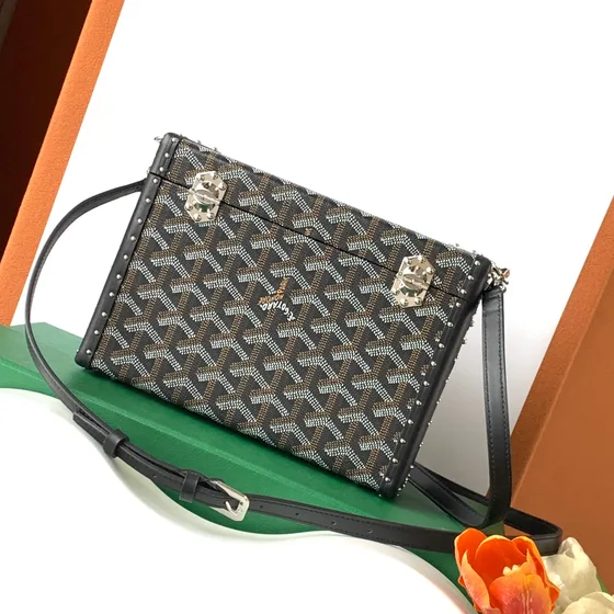 Goyard Cassette Trunk Bag Noir Crossbody