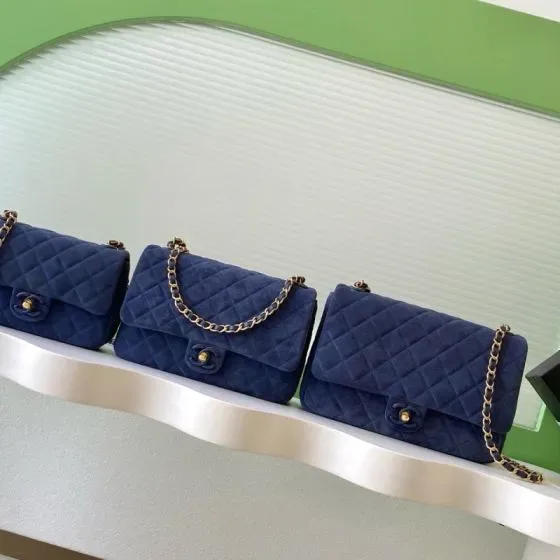 Chanel Classic Flap Navy Blue Flap Bag