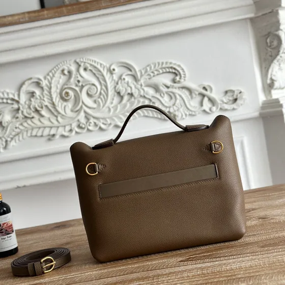 Hermes Kelly 2424 Etoupe Manico