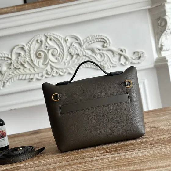Hermes 24/24 Mini Dark بني Top Handle
