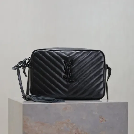 YSL Lou Camera Bag Black Crossbody