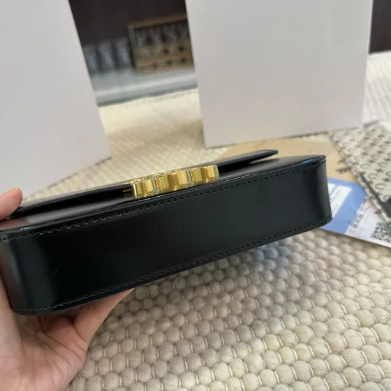 Celine Triomphe Noir Sac épaule