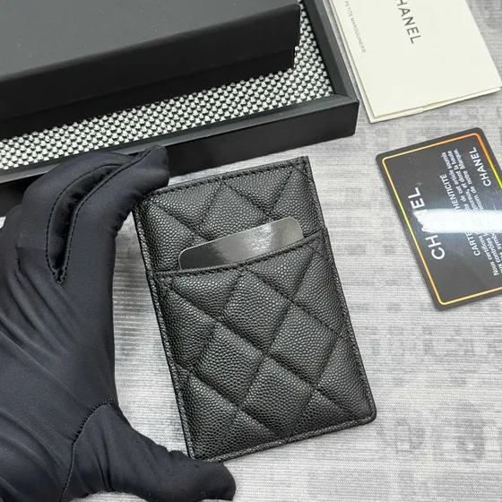 Chanel Classic Card Holder أسود Card Holder